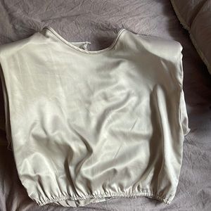 Brand New Zara Silk Crop Top